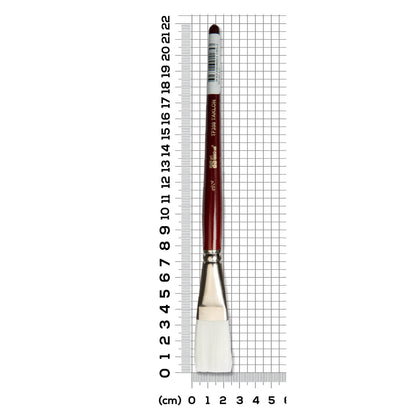 Dark Gray Art Spectrum Brush Series Tf350 White Taklon - Flat Size - 3/4" Paint Brushes