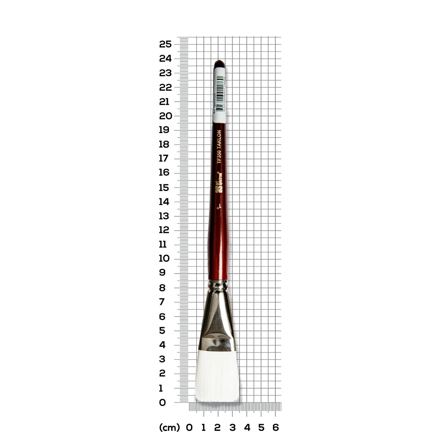 Gray Art Spectrum Brush Series Tf350 White Taklon - Flat Size - 1" Paint Brushes