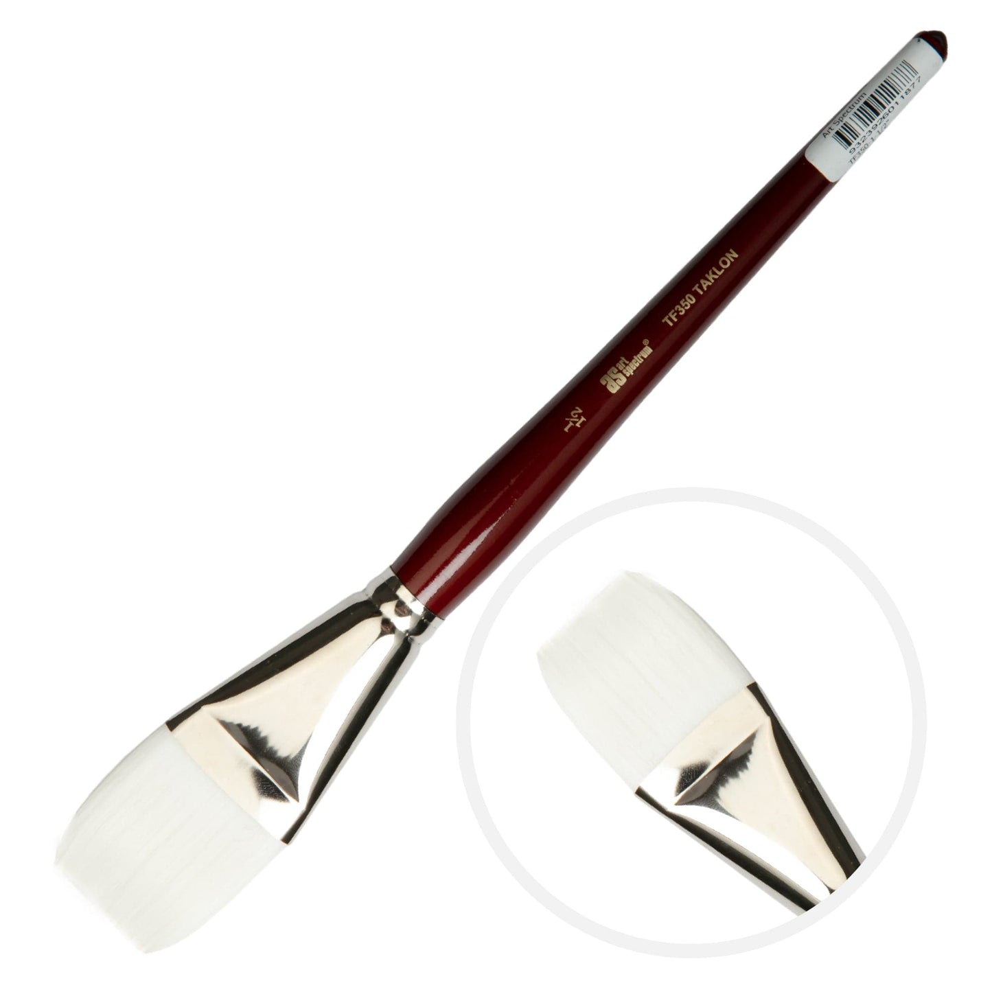 Antique White Art Spectrum Brush Series Tf350 White Taklon - Flat Size - 1.5" Paint Brushes