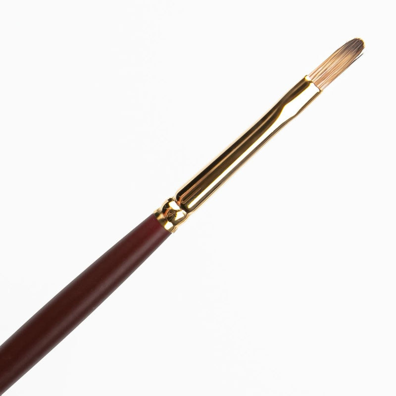 Dark Olive Green Art Spectrum Brush Imitation Mongoose - Filbert Size - 0 Paint Brushes