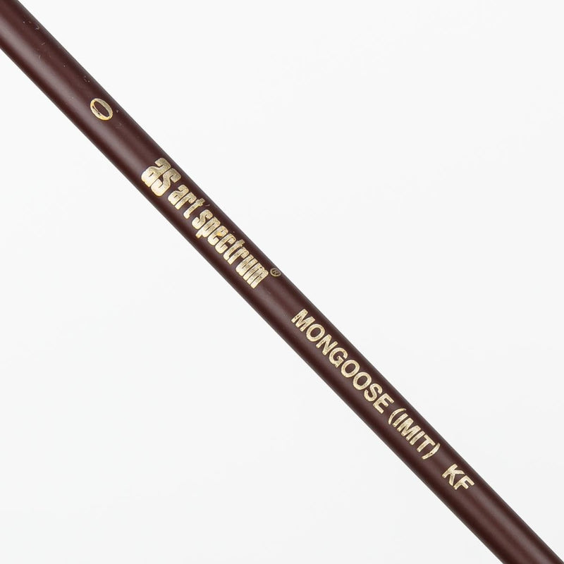 White Smoke Art Spectrum Brush Imitation Mongoose - Filbert Size - 0 Paint Brushes