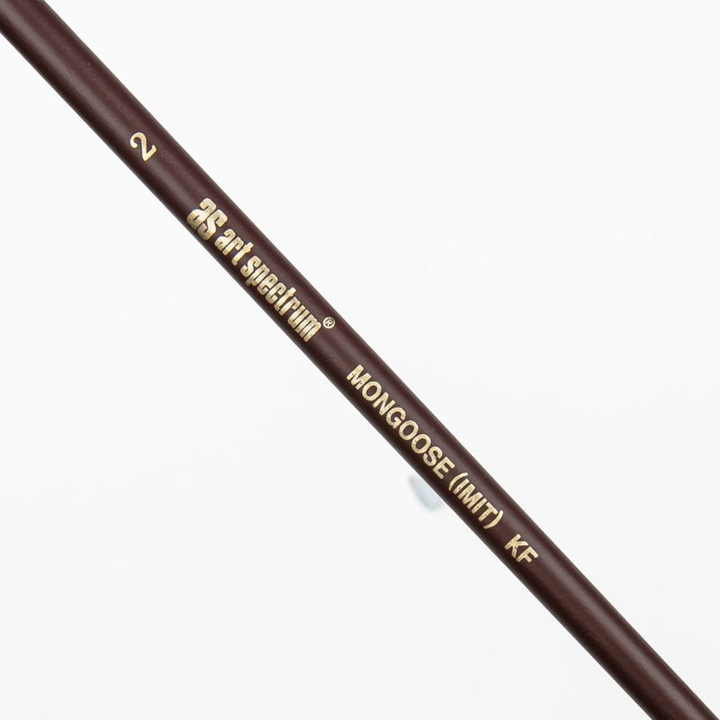 Snow Art Spectrum Brush Imitation Mongoose - Filbert Size - 2 Paint Brushes