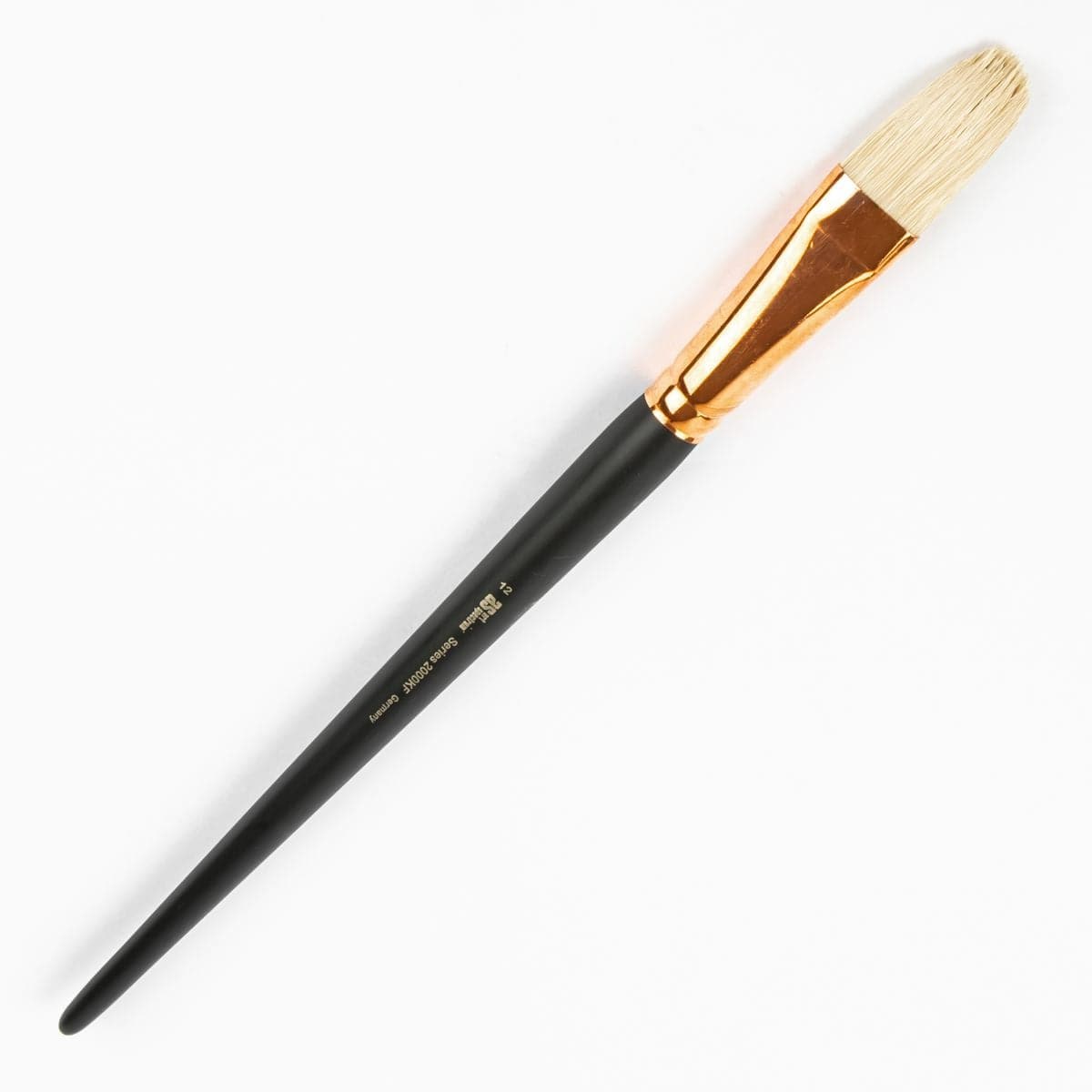 Snow Art Spectrum Brush Series 2000 Interlocked Chungking Bristle - Filbert Size - 12 Paint Brushes