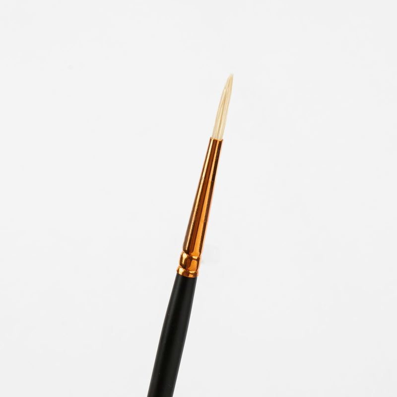 White Smoke Art Spectrum Brush Series 2000 Interlocked Chungking Bristle - Round Size - 1 Paint Brushes