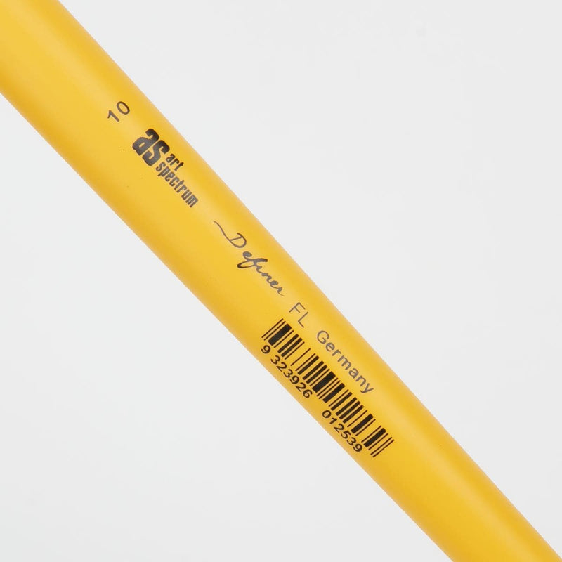 Goldenrod Art Spectrum Brush Definer Synthetic Filament - Flat Size - 10 Paint Brushes