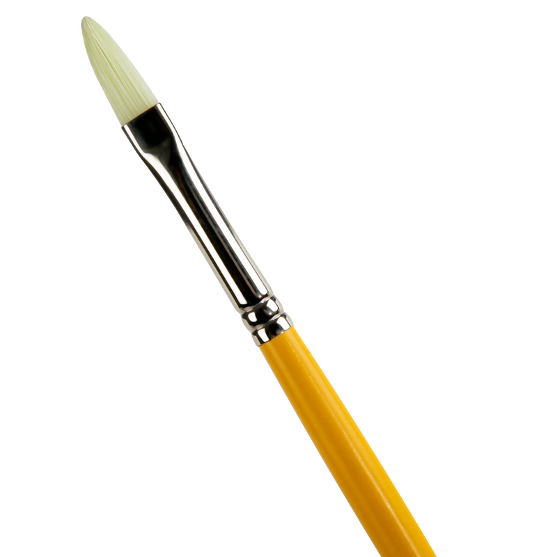 Goldenrod Art Spectrum Brush Definer Synthetic Filament - Filbert Size - 2 Paint Brushes