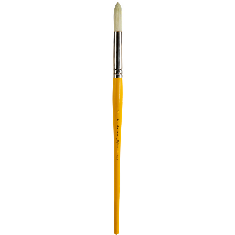 Goldenrod Art Spectrum Brush Definer Synthetic Filament - Round Size - 12 Paint Brushes