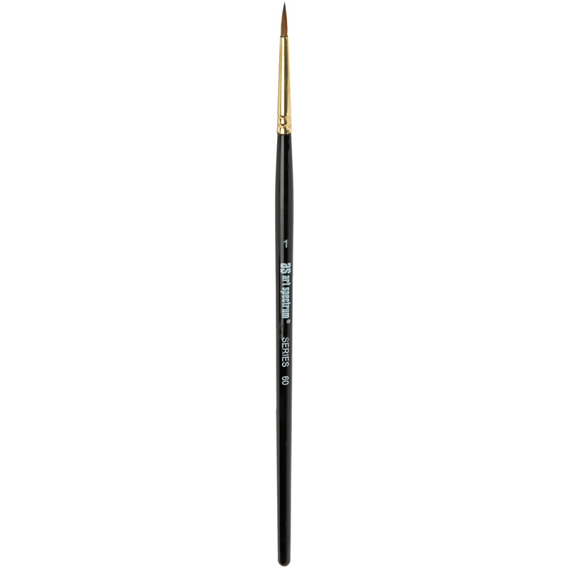Dark Slate Gray Art Spectrum Brush Series 60 Red Sable  - Round Size - 1 Paint Brushes