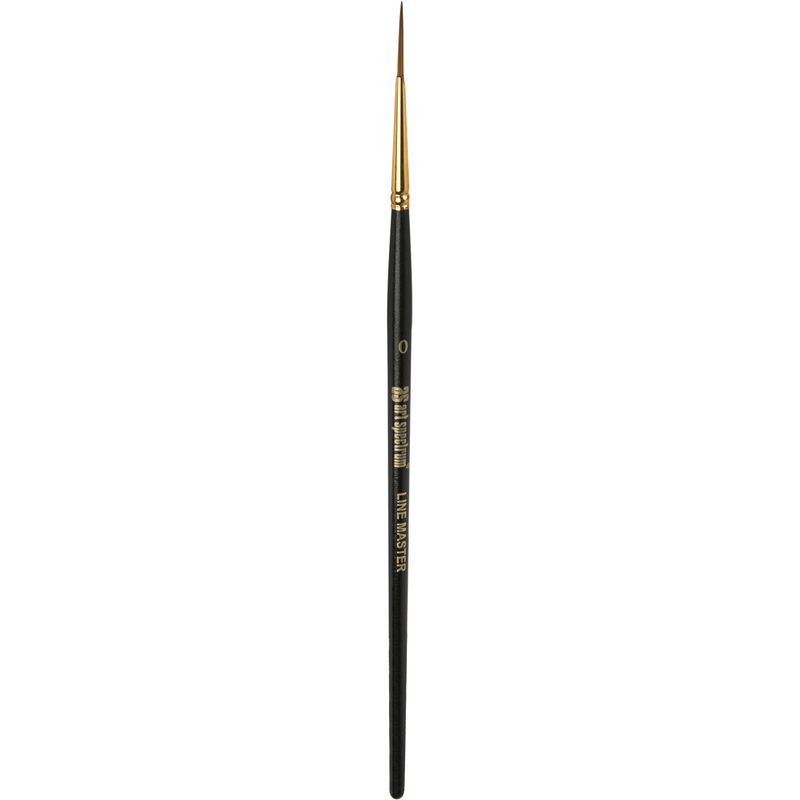 Dark Slate Gray Art Spectrum Brush Linemaster Liner - Round Size - 0 Paint Brushes