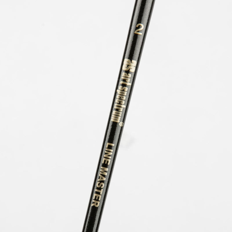 White Smoke Art Spectrum Brush Linemaster Liner - Round Size - 2 Paint Brushes