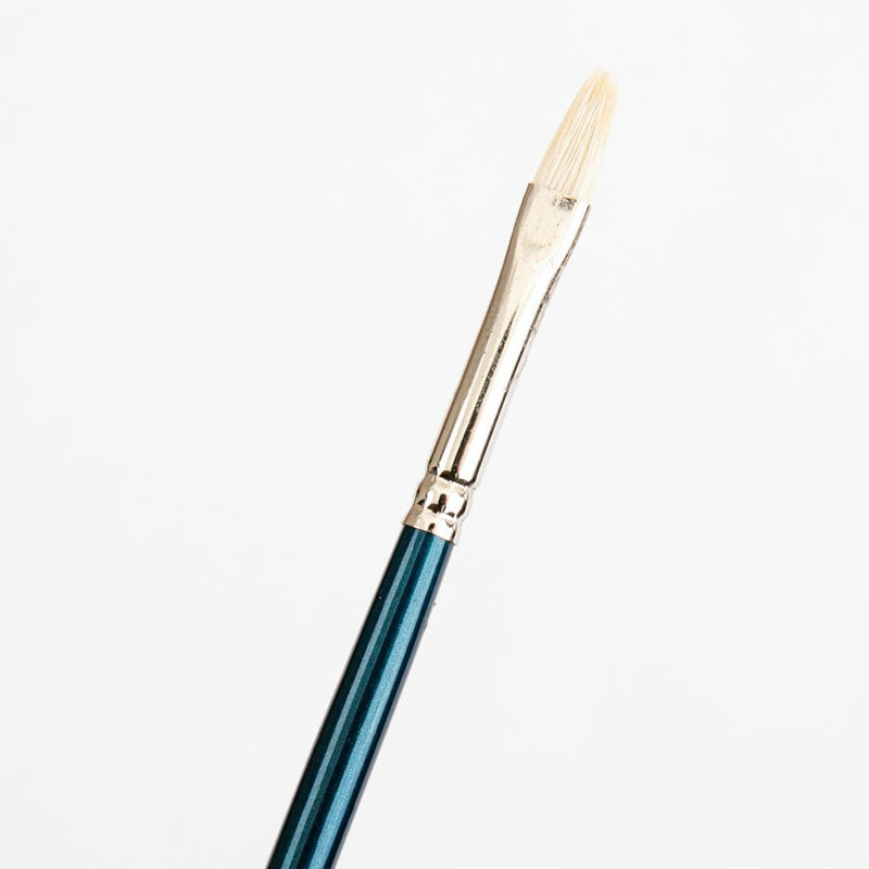 White Smoke Art Spectrum Brush Series 900 Interlocked Hog Bristle - Flat Size - 1 Paint Brushes