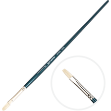 Dark Slate Gray Art Spectrum Brush Series 900 Interlocked Hog Bristle - Flat Size - 2 Paint Brushes