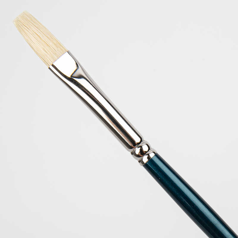 Lavender Art Spectrum Brush Series 900 Interlocked Hog Bristle - Flat Size - 4 Paint Brushes