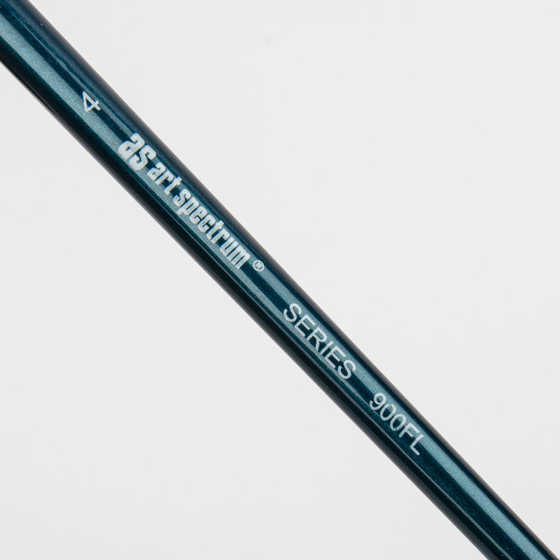 Lavender Art Spectrum Brush Series 900 Interlocked Hog Bristle - Flat Size - 4 Paint Brushes