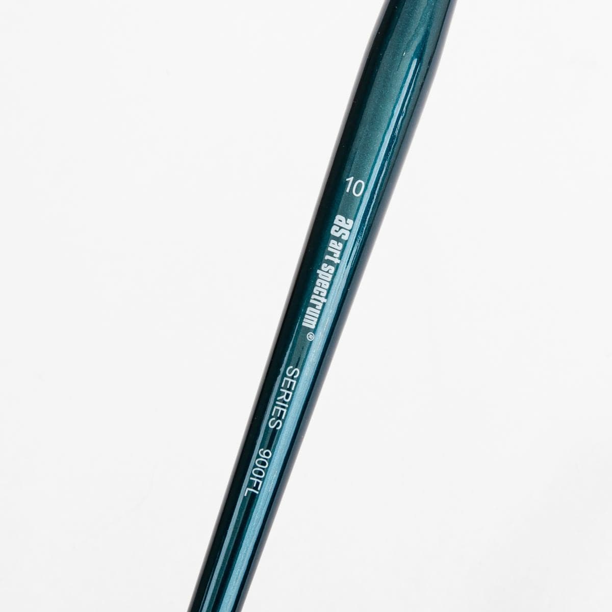 White Smoke Art Spectrum Brush Series 900 Interlocked Hog Bristle - Flat Size - 10 Paint Brushes