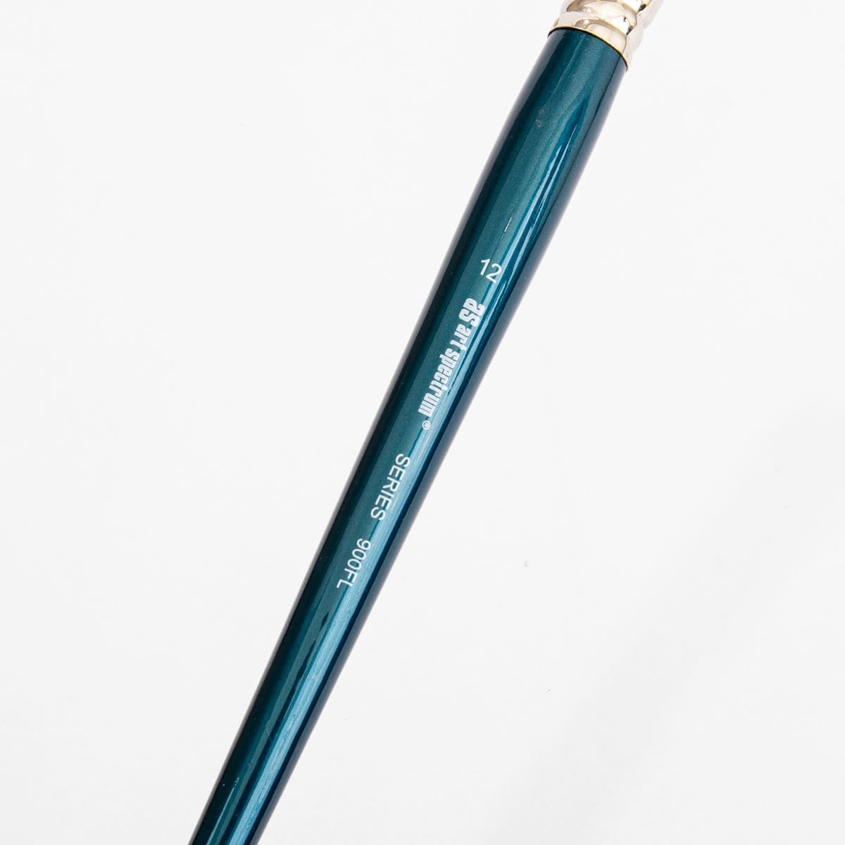 White Smoke Art Spectrum Brush Series 900 Interlocked Hog Bristle - Flat Size - 12 Paint Brushes