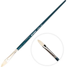 Light Gray Art Spectrum Brush Series 900 Interlocked Hog Bristle - Filbert Size - 4 Paint Brushes
