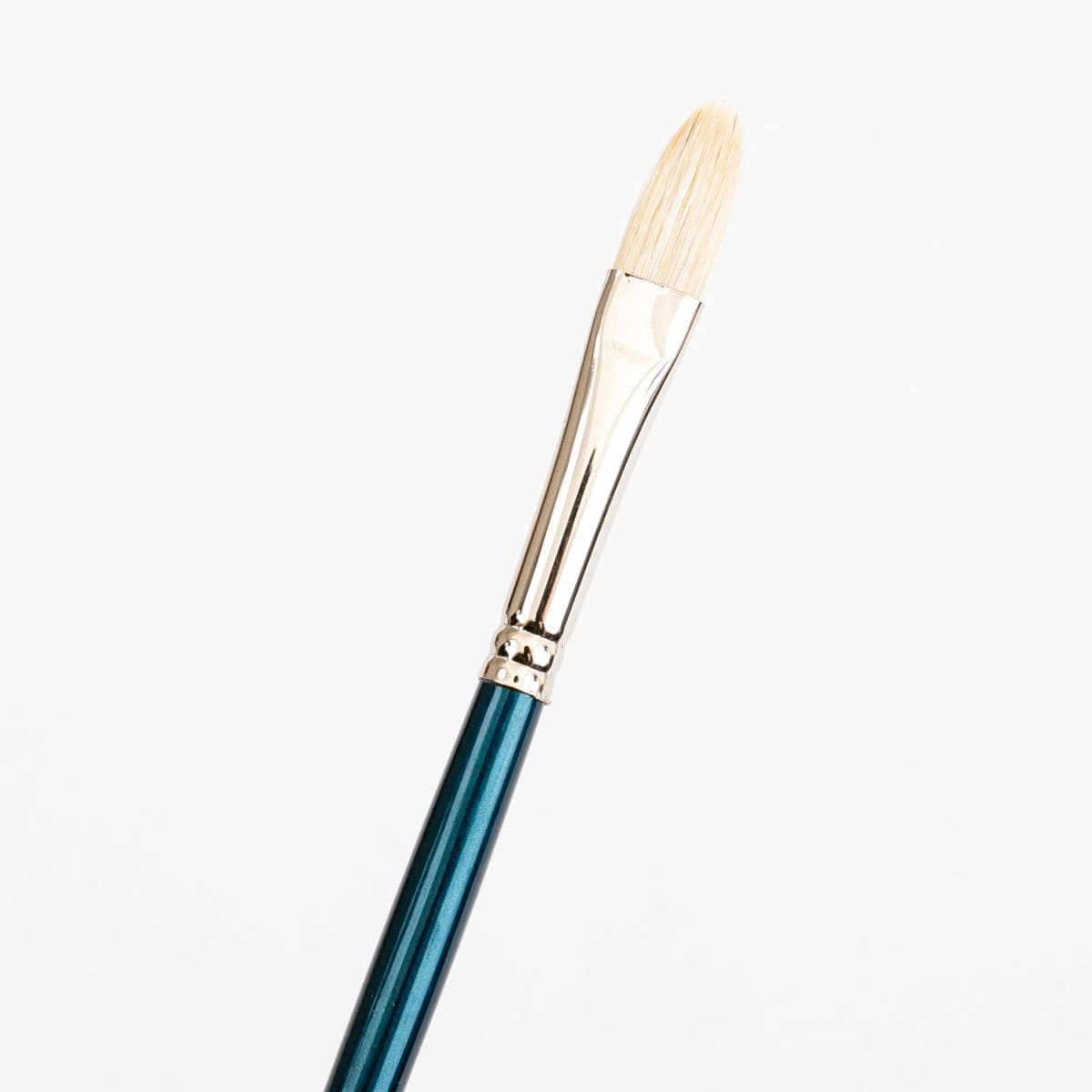 White Smoke Art Spectrum Brush Series 900 Interlocked Hog Bristle - Filbert Size - 6 Paint Brushes