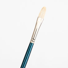 White Smoke Art Spectrum Brush Series 900 Interlocked Hog Bristle - Filbert Size - 6 Paint Brushes