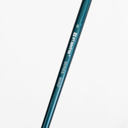 White Smoke Art Spectrum Brush Series 900 Interlocked Hog Bristle - Filbert Size - 6 Paint Brushes