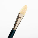 White Smoke Art Spectrum Brush Series 900 Interlocked Hog Bristle - Filbert Size - 10 Paint Brushes