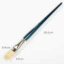 White Smoke Art Spectrum Brush Series 900 Interlocked Hog Bristle - Filbert Size - 12 Paint Brushes