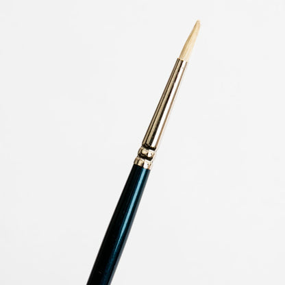 White Smoke Art Spectrum Brush Series 900 Interlocked Hog Bristle - Round Size - 1 Paint Brushes