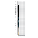 Slate Gray Art Spectrum Brush Series 900 Interlocked Hog Bristle - Round Size - 8 Paint Brushes