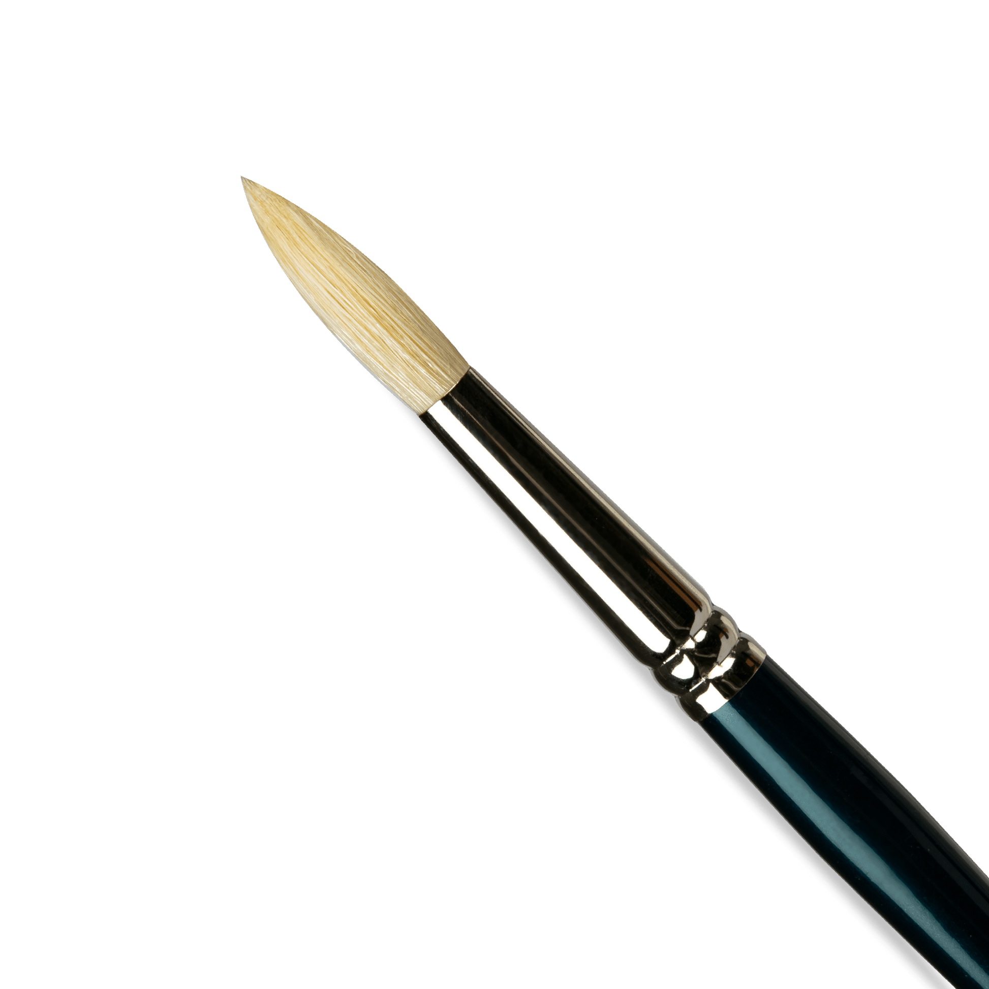 Tan Art Spectrum Brush Series 900 Interlocked Hog Bristle - Round Size - 8 Paint Brushes