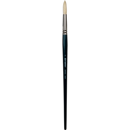 Gray Art Spectrum Brush Series 900 Interlocked Hog Bristle - Round Size - 8 Paint Brushes