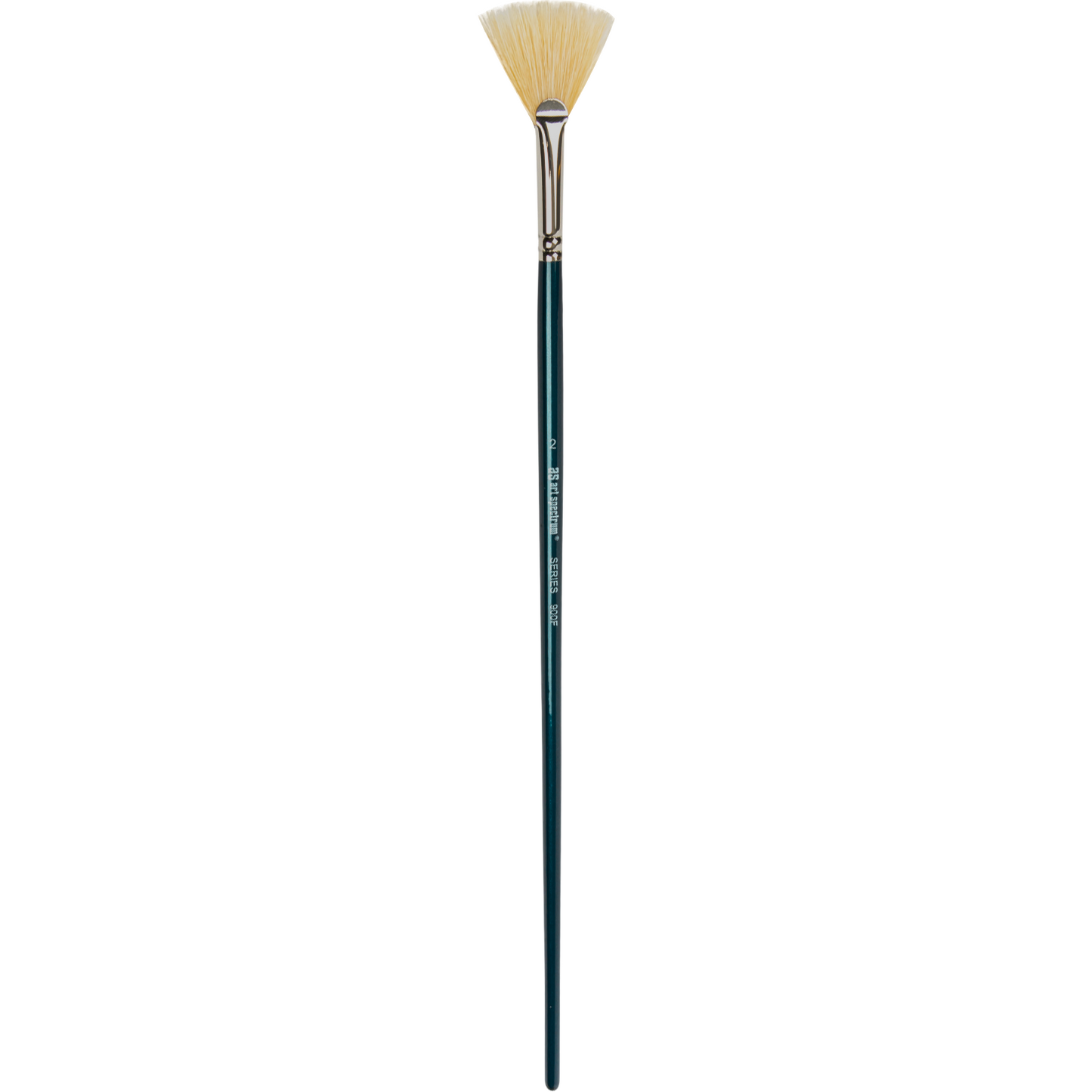 Tan Art Spectrum Brush Series 900 Interlocked Hog Bristle - Fan  Size - 2 Paint Brushes