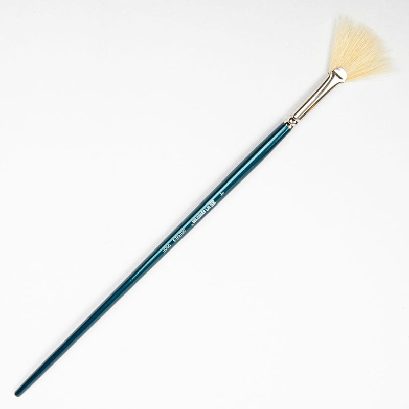 White Smoke Art Spectrum Brush Series 900 Interlocked Hog Bristle - Fan  Size - 4 Paint Brushes