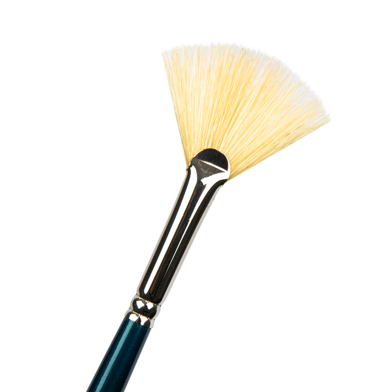 Dark Slate Gray Art Spectrum Brush Series 900 Interlocked Hog Bristle - Fan  Size - 4 Paint Brushes