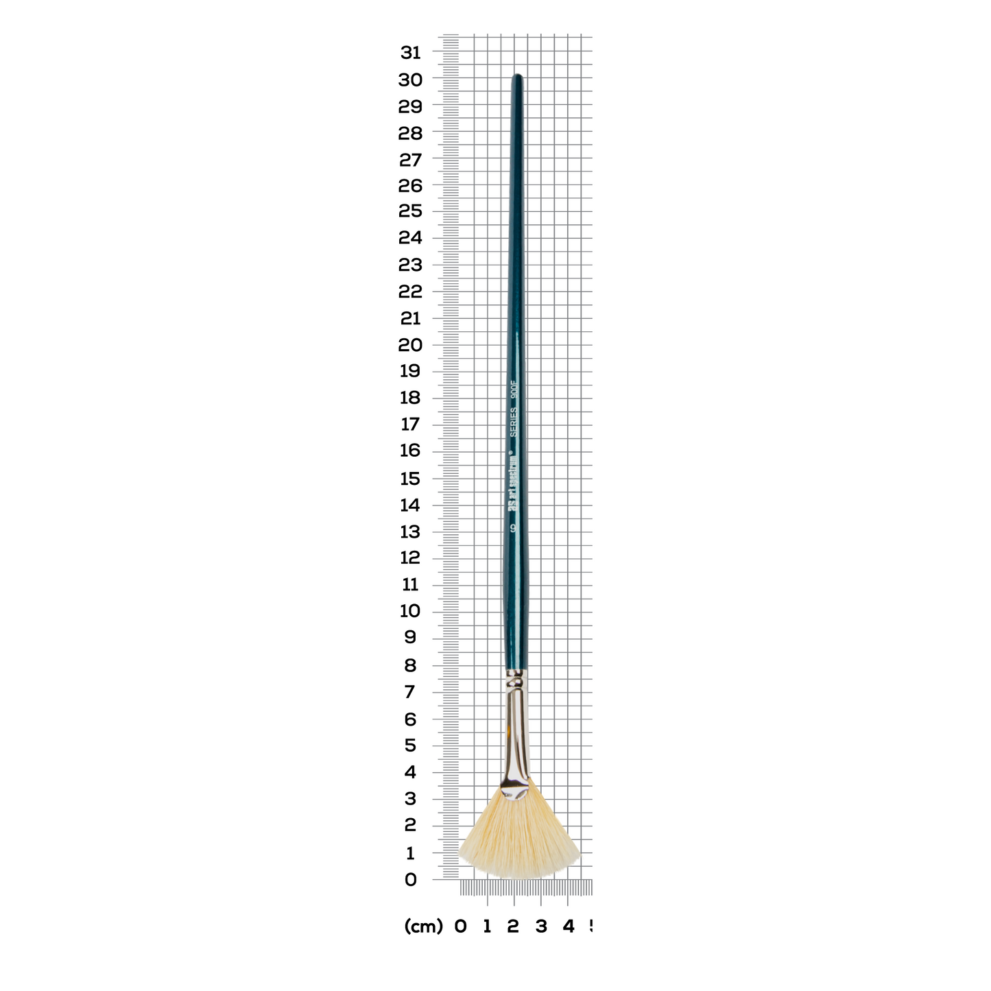 Gray Art Spectrum Brush Series 900 Interlocked Hog Bristle - Fan  Size - 6 Paint Brushes