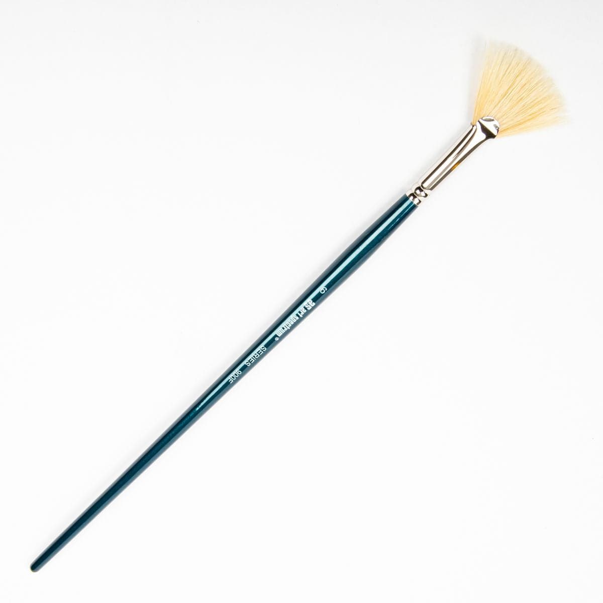 White Smoke Art Spectrum Brush Series 900 Interlocked Hog Bristle - Fan  Size - 6 Paint Brushes