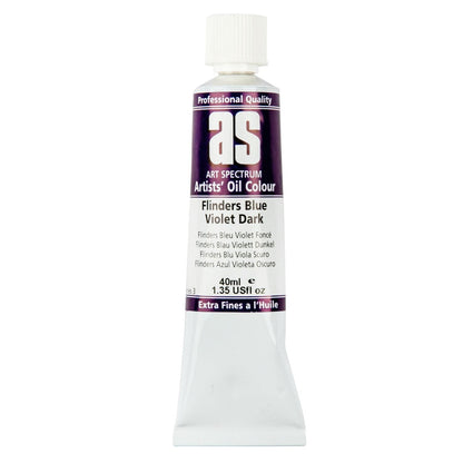 Lavender Art Spectrum Oil Paint 40mL Flinders Blue Violet Dark S3 Oil Paints