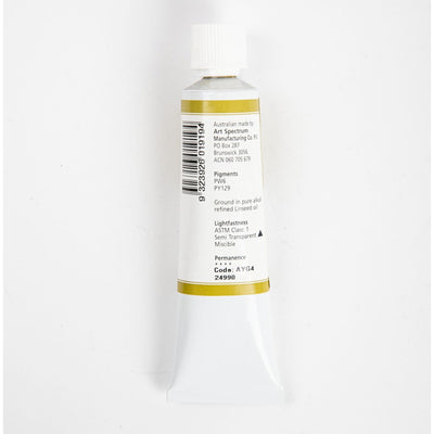 Dark Khaki Art Spectrum Oil Paint 40mL Australian Yellow Green S2 Oil Paints