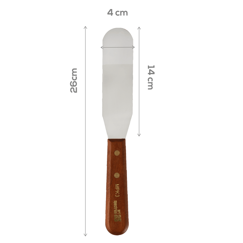 Light Gray Art Spectrum Mixing Palette Knife Blade Length 135mm Palette and Painting Knives
