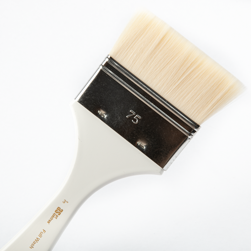 White Smoke Art Spectrum Brush Full Wash Size - 3" Paint Brushes