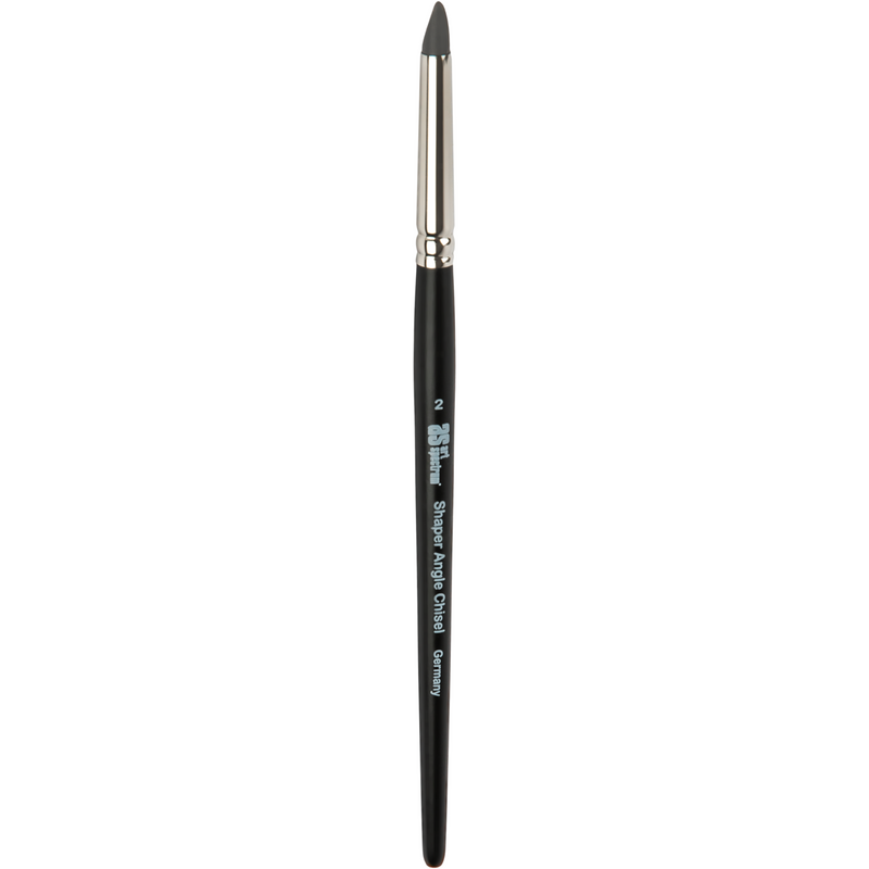 Dark Slate Gray Art Spectrum Shaper - Angle Chisel Size - 2 Paint Brushes