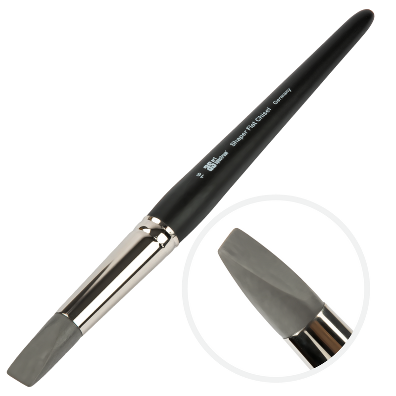 Dark Slate Gray Art Spectrum Shaper - Flat Chisel Size - 16 Paint Brushes