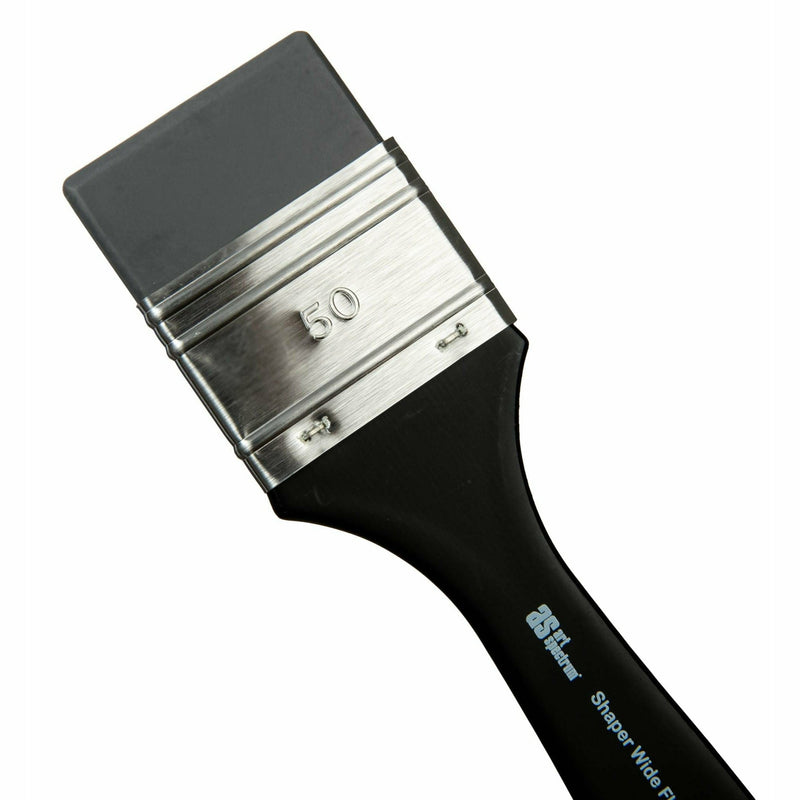 Dark Slate Gray Art Spectrum Shaper Wide Flat 50mm Paint Brushes