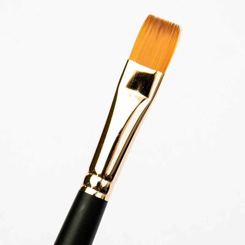 White Smoke Art Spectrum Brush Series 550 Sablinksky Filament Blend - Flat Size - 14 Paint Brushes