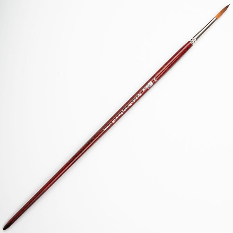White Smoke Art Spectrum Brush Synthetic Kolinsky Long Handle - Round Size - 12 Paint Brushes