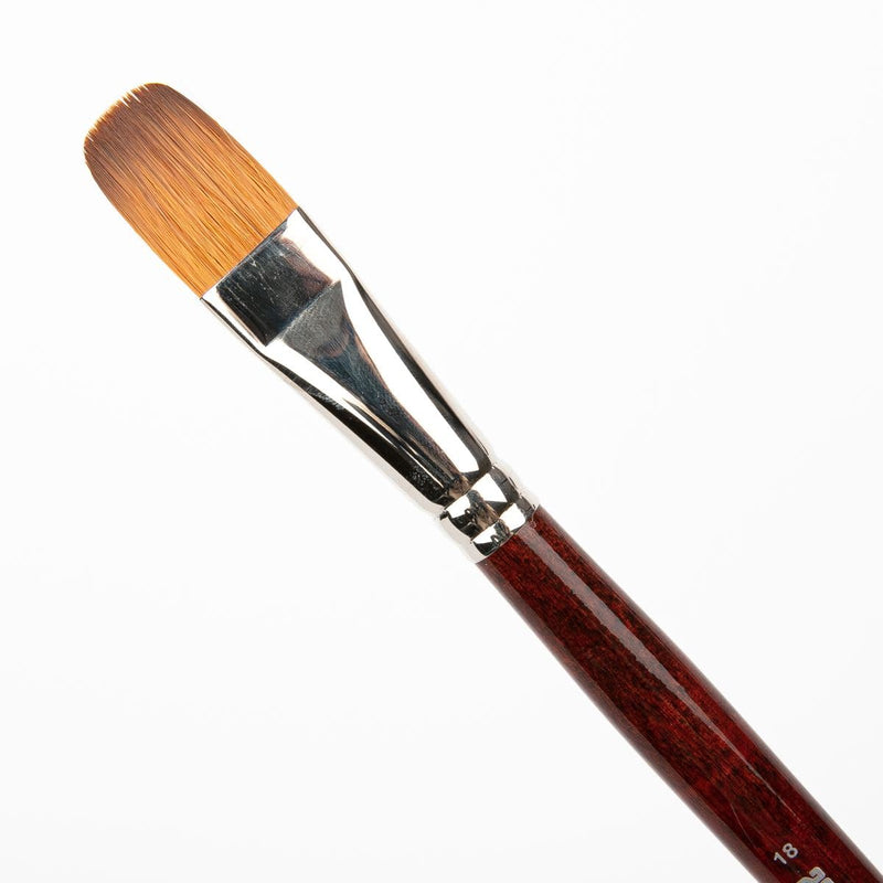 Dark Slate Gray Art Spectrum Brush Synthetic Kolinsky Long Handle - Filbert Size - 18 Paint Brushes