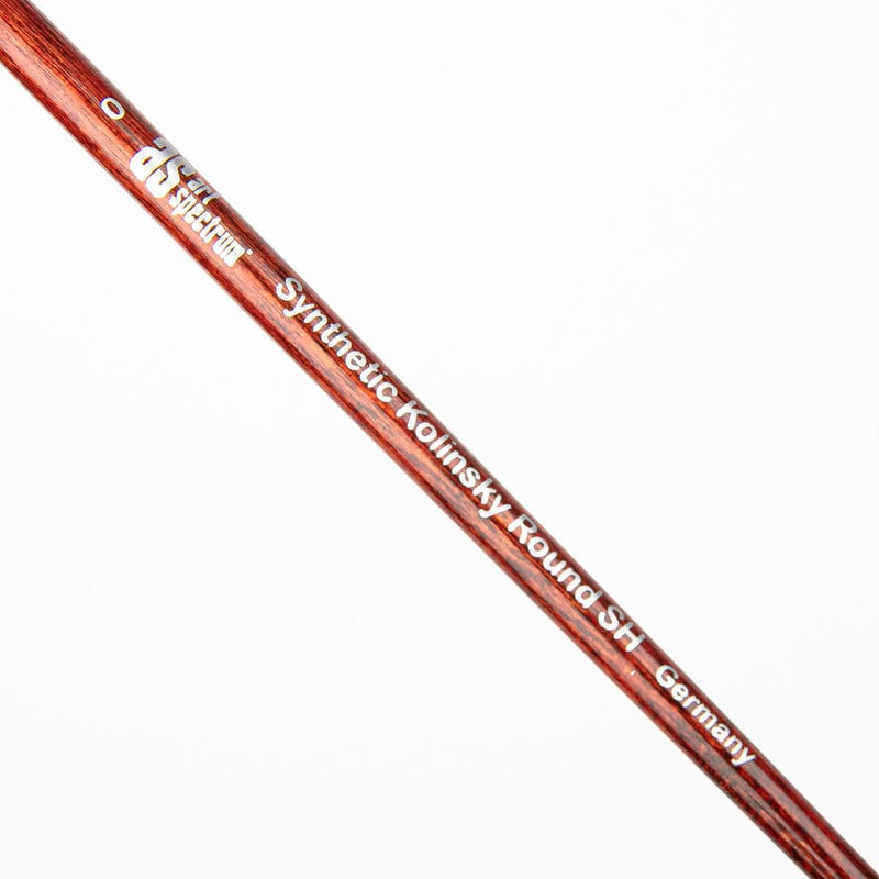 Sienna Art Spectrum Brush Synthetic Kolinsky Round - Short Handle Size - 0 Paint Brushes