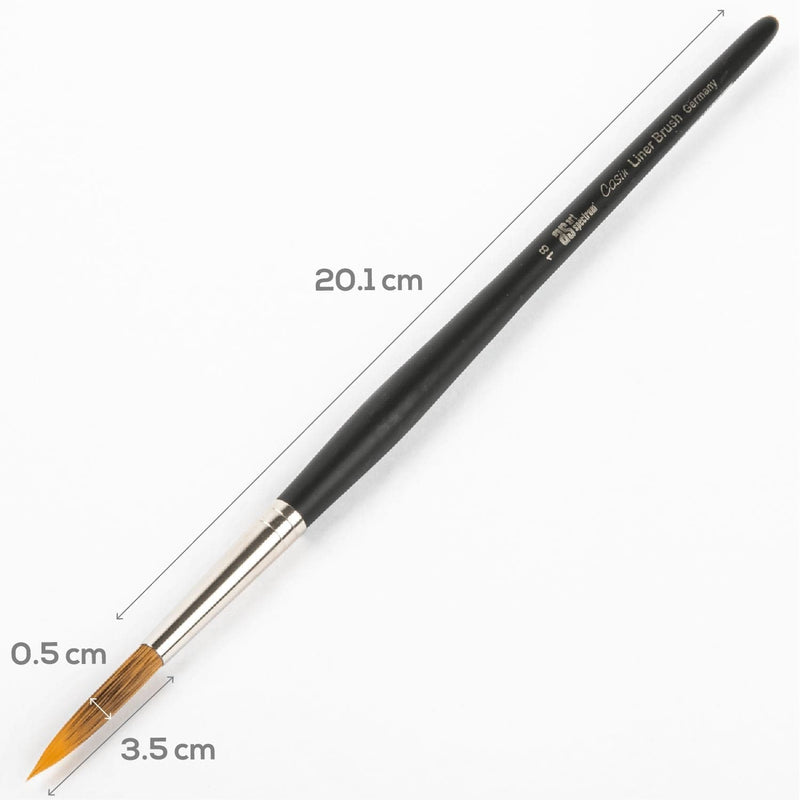 White Smoke Art Spectrum Casin Liner Brush Size - 18 Paint Brushes