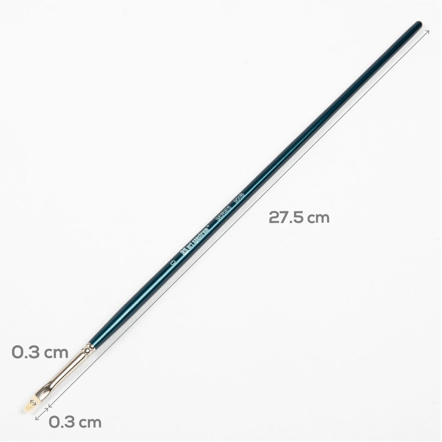 Snow Art Spectrum Brush Series 900 Interlocked Hog Bristle - Bright Size - 0 Paint Brushes