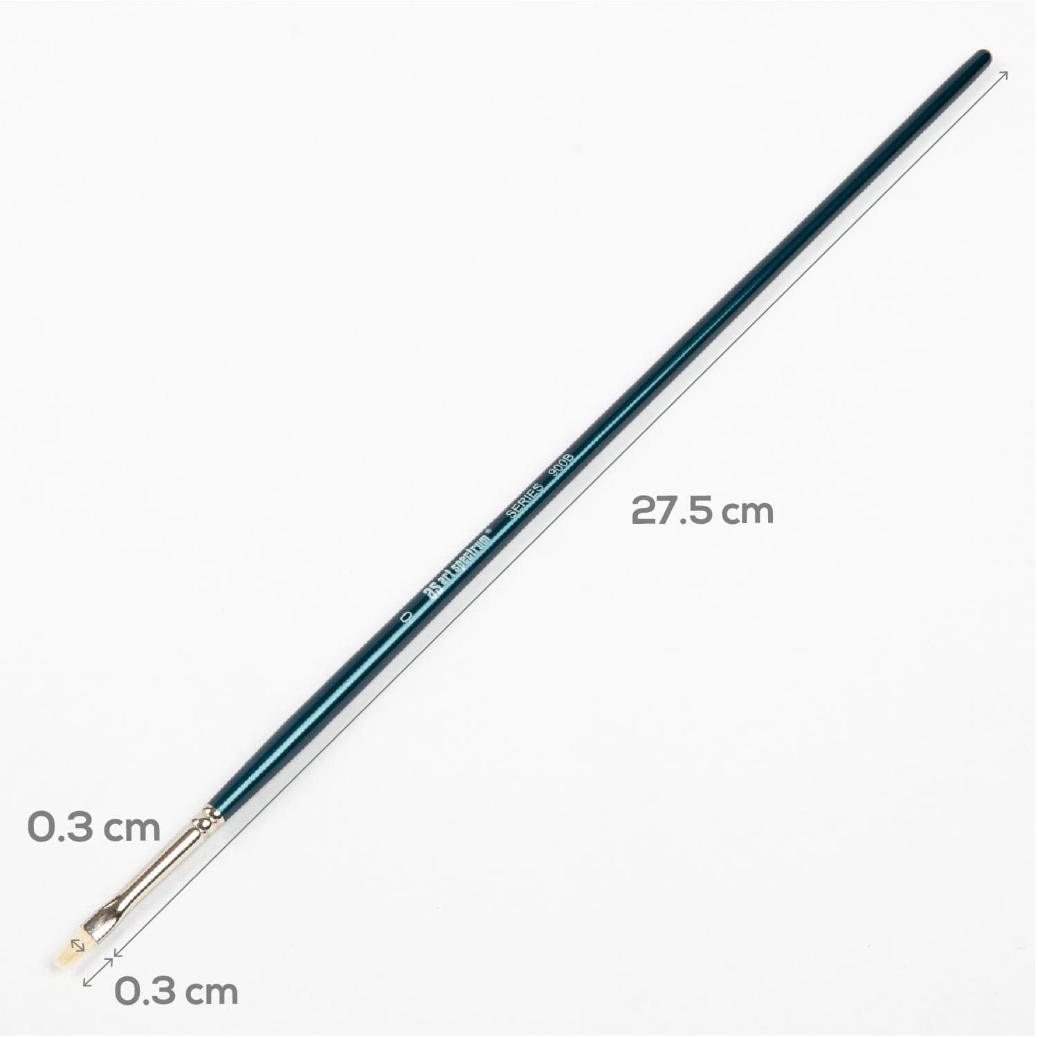 Snow Art Spectrum Brush Series 900 Interlocked Hog Bristle - Bright Size - 0 Paint Brushes