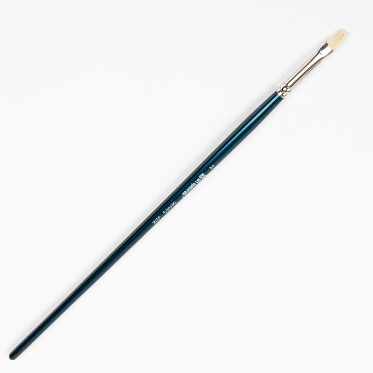 Snow Art Spectrum Brush Series 900 Interlocked Hog Bristle - Bright Size - 2 Paint Brushes